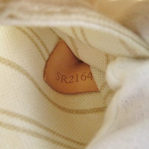 Authentic LOUIS VUITTON Neverfull MM Damier Azur Tote Bag - Picture 9 of 15